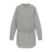 Jurk met logo JW Anderson , Gray , Dames