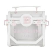 B-Buzz 23 tas in transparant PVC Balmain , White , Dames