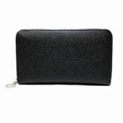 Pre-owned Leather wallets Bvlgari Vintage , Black , Dames