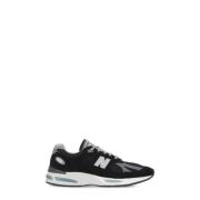 Zwarte Suède Sneakers met Logodetail New Balance , Black , Heren