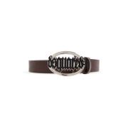 Leren riem Dsquared2 , Brown , Dames