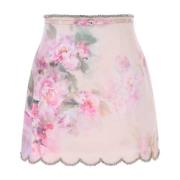 Linnen Crush Mini Rok Zimmermann , Multicolor , Dames