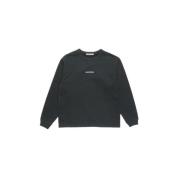 Logo Stempel Sweater Acne Studios , Black , Heren