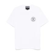 Witte Crew Neck T-shirts en Polos Versace Jeans Couture , White , Here...