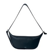 Knoop Crossbody Tas met Logo Motief Jil Sander , Black , Heren