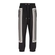 Monogram sjaal joggers Balmain , Black , Heren