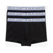 3-Pack Low Rise Trunks Zwart Wit Marcelo Burlon , Black , Heren