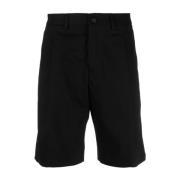 Zwarte Bermuda Shorts voor Mannen Golden Goose , Black , Heren