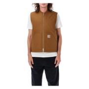 Klassieke Diamond-Quilted Vest Carhartt Wip , Brown , Heren