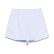 Lichtblauwe Shorts met Borduursel Givenchy , Blue , Dames