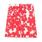 Casual elastische taille shorts Marni , Red , Heren