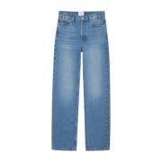 Blauwe Gavin Long Jeans Onderkleding Anine Bing , Blue , Dames