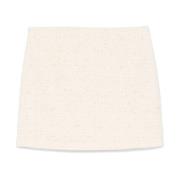 Beige Rok Aw24 MC2 Saint Barth , Beige , Dames