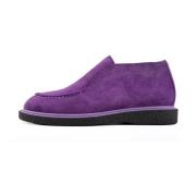 Slip-On Loafers - Violet Cesare Gaspari , Purple , Dames