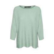 Mist Green Boothals Blouse Vero Moda , Green , Dames