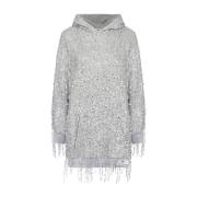 Grijze Jurk Aw24 Damesmode Elisabetta Franchi , Gray , Dames