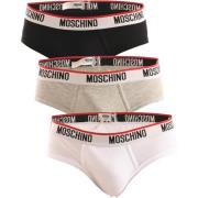 Zwart Wit Grijs Stijlvol Ontwerp Moschino , Multicolor , Heren