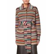 Multicolor Oversized Bayadère Vest met Riem Paul Smith , Multicolor , ...