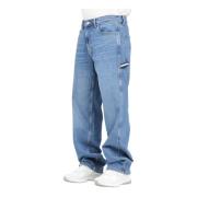 Cargo denim jeans voor heren Tommy Jeans , Blue , Heren