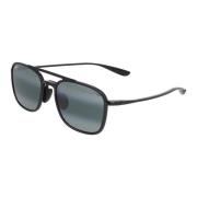 Vierkante Acetaat Zonnebril Keokea Maui Jim , Black , Unisex