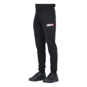 Zwarte Signature Sportieve Jogger Broek Tommy Jeans , Black , Heren