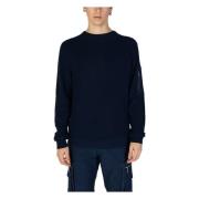 Lente/Zomer Heren Sweatshirt Collectie Antony Morato , Blue , Heren