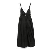 Zwarte Jurk Collectie Ganni , Black , Dames