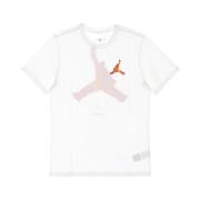 3D Crew Neck T-Shirt Wit Jordan , White , Heren