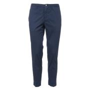 Katoenen broek Incotex , Blue , Heren