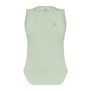 Top met logo The Attico , Green , Dames