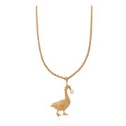 Ketting met hanger Moschino , Yellow , Dames