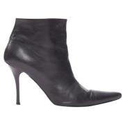 Pre-owned Leather boots Celine Vintage , Black , Dames