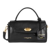 Flap Handtas met Metalen Sluiting Lancaster , Black , Dames