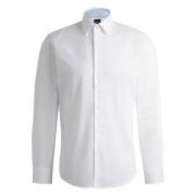 Stijlvol Overhemd Hugo Boss , White , Heren