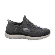 Coole Herensneakers Skechers , Gray , Heren