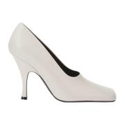 Vierkante Neus Hoge Hak Pumps Khaite , Beige , Dames