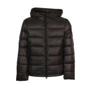 Nylon Gewatteerde Winterjas Peuterey , Black , Heren