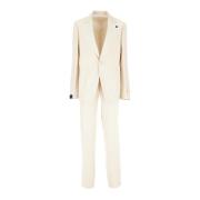 Stijlvolle Complete Outfits voor Mannen Lardini , Beige , Heren