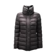 Gewatteerde Polyester Parka Jas Peuterey , Black , Dames