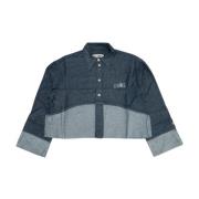 Stijlvolle Shirt voor een Moderne Look MM6 Maison Margiela , Blue , Da...