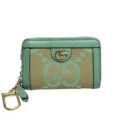 Pre-owned Canvas wallets Gucci Vintage , Beige , Dames