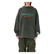 Hoodie Trui - Klassiek Model Moncler , Green , Dames