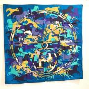 Pre-owned Silk scarves Hermès Vintage , Multicolor , Dames