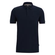 Geborduurd Logo Polo Shirt Hugo Boss , Blue , Heren