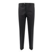 Stretch wollen broek PT Torino , Black , Heren