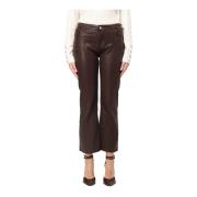 Dierenprint Cropped Broek Liu Jo , Brown , Dames