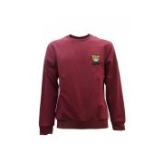 Bordeaux Katoen Elastaan Sweater V1A1788 Moschino , Red , Heren