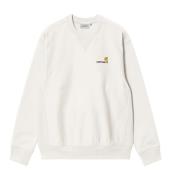 Witte Script Sweatshirt Carhartt Wip , White , Heren