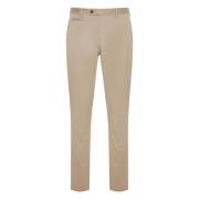 Katoenen broek met zij- en achterzakken Corneliani , Beige , Heren