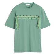 Kant Curb T-Shirt in Groen Lanvin , Green , Heren